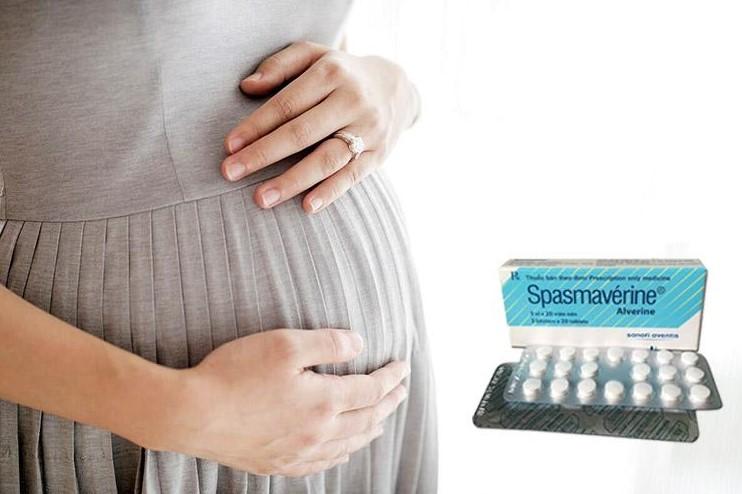 Thuốc spasmaverin có dùng được cho mẹ bầu không?