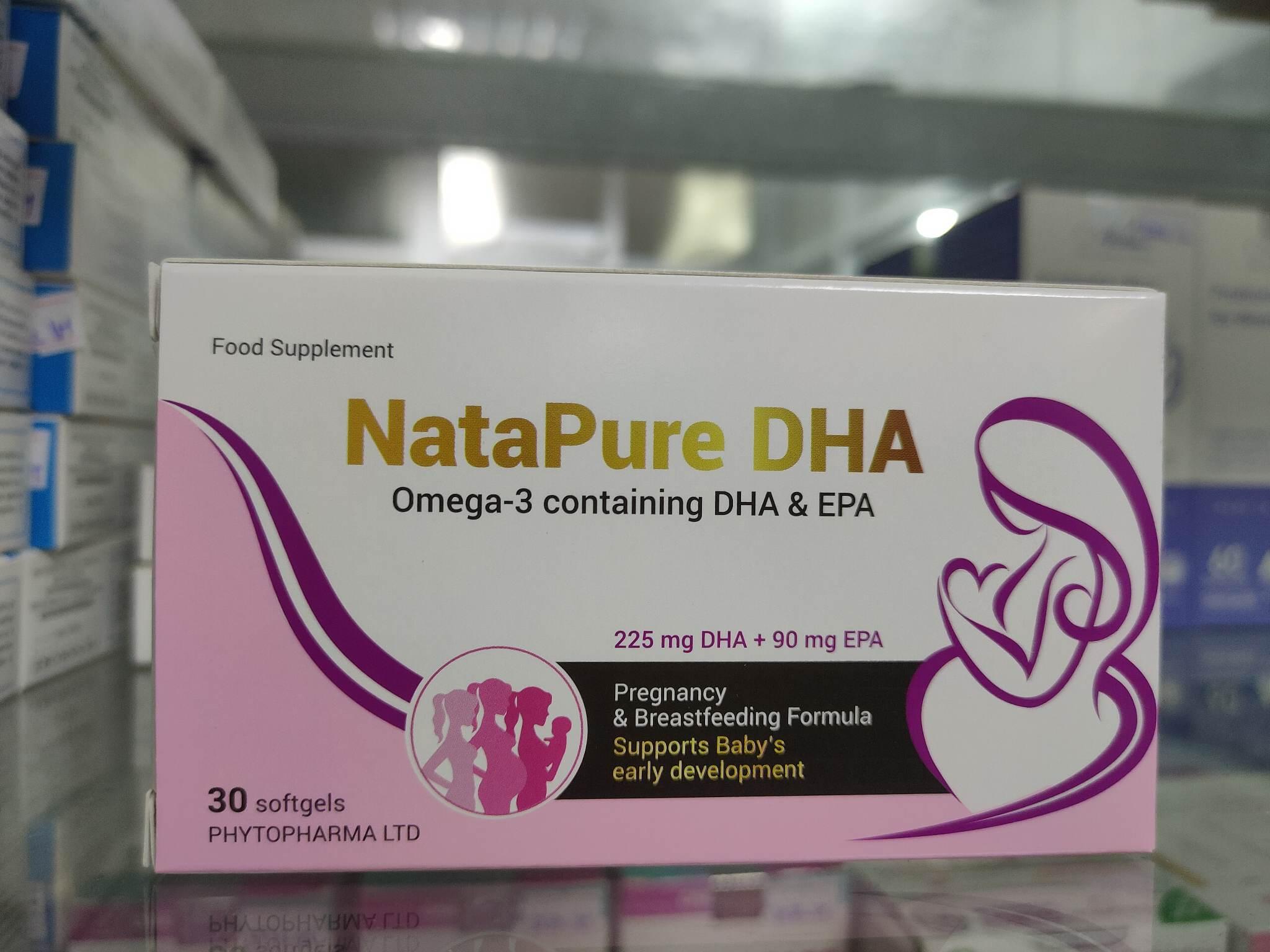 Natapure DHA - Bổ sung DHA, EPA cho phụ nữ mang thai
