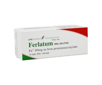 Dung dịch uống ferlatum - sắt nước cho mẹ bầu