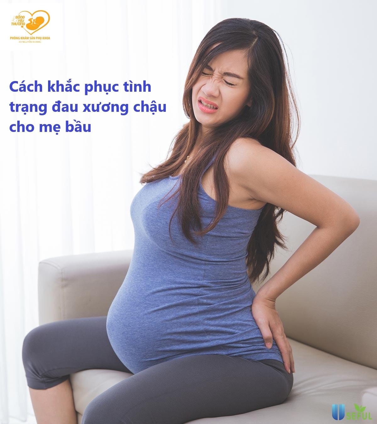 Cách khắc phục tình trạng đau xương chậu khi mang thai