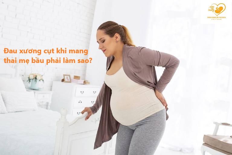 Đau xương cụt khi mang thai mẹ bầu nên làm gì?