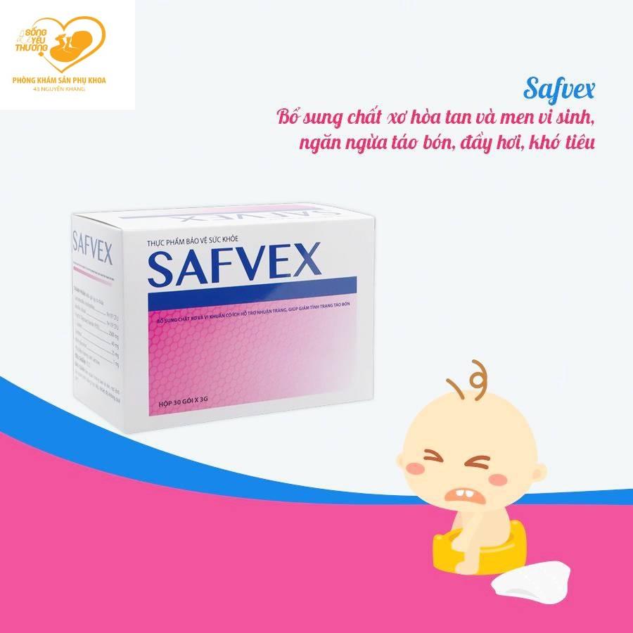 Safvex - Bổ sung chất xơ cân bằng hệ vi sinh đường ruột