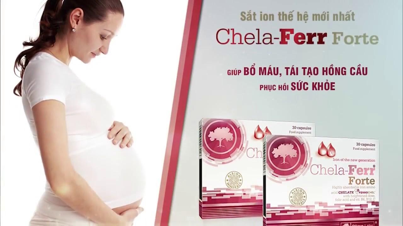 Chela Ferr Forte - Viên uống bổ sung sắt cho bà bầu