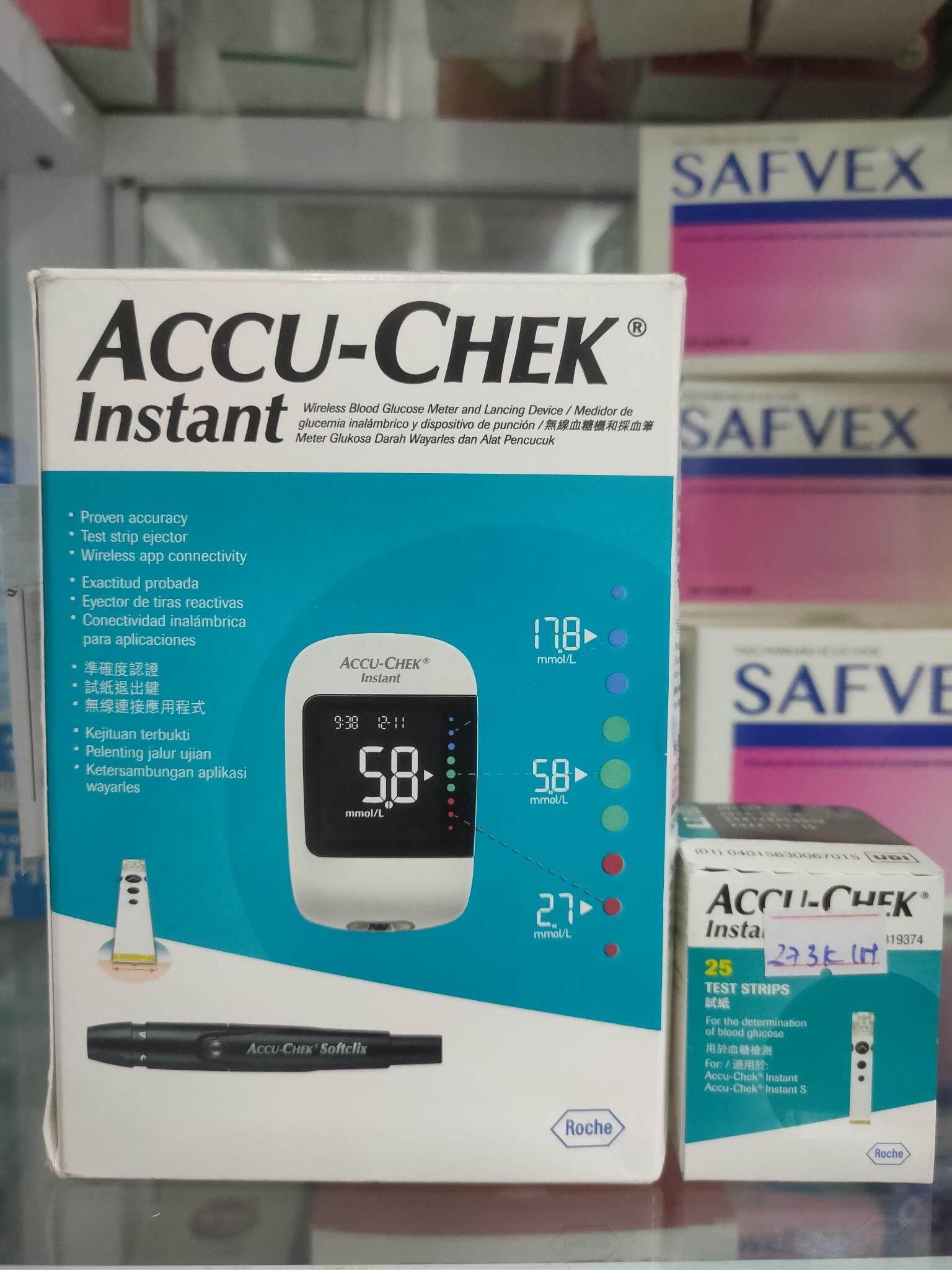 Máy Đo Đường Huyết Accu Chek Instant - Đức