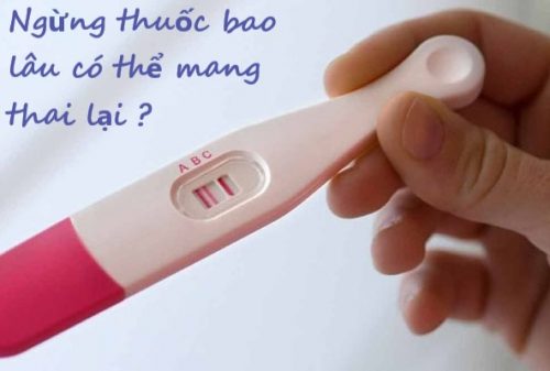 Dừng thuốc tránh thai trong thời gian bao lâu thì có thể mang thai lại