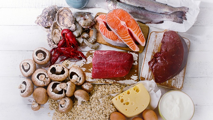 thực phẩm chứa nhiều vitamin B12