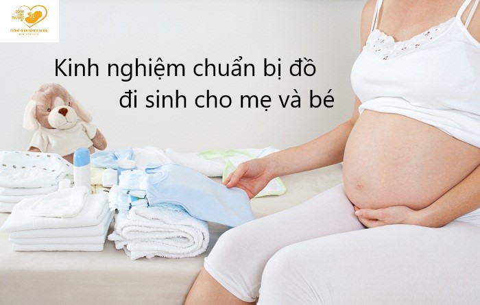 chuẩn bị đồ đi sinh